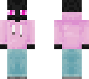 enderman w/ pink hoodie