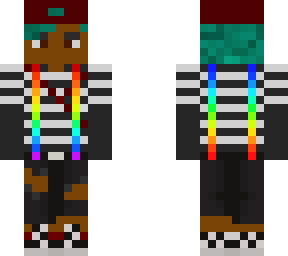 rainbow suspenders eboy pride emo