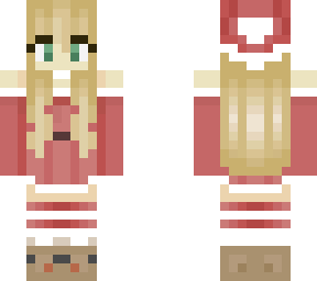 blond girl christmas