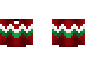 christmas - spiky white and green sweater - ob