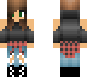 flannel hoodie