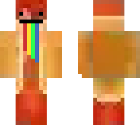 hot dog arcoiris