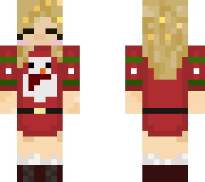 mu custom christmas skin! (made from nothing how?!)