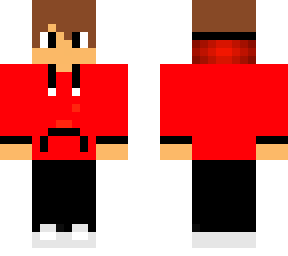 my current costume skin. teen with red hoddie