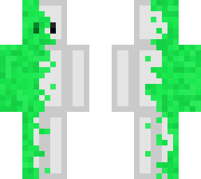 slimy block man