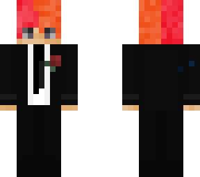 tuxedo orange and red hair