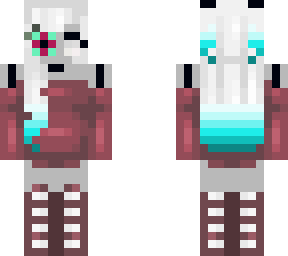 white mint girl