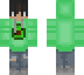 boy with avacado hoodie