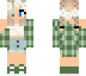 flannel and braids