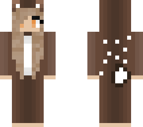 girl in reindeer onesie