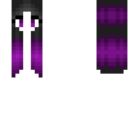 hair base - black w/ magenta highlights - hb