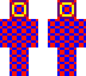 checkerboard man