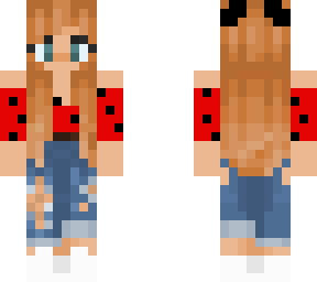 cute ten girl with red hair and strawberry print shirt