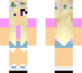 pink flower girl not my skin