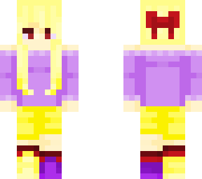 purple and yellow