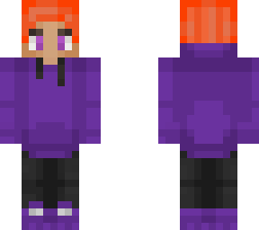 purpled orange hair