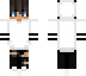 white hoodie boy