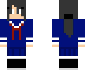 yandere-chan dark blue uniform