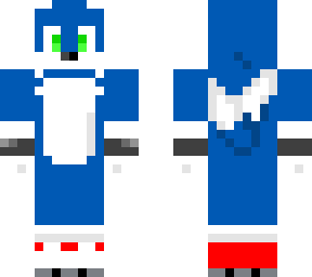 blue tails the fox