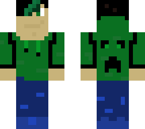 green creeper hoodie