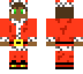 navidad naranjita skin minecraft