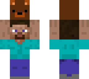 steve with bear head