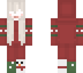 christmas girl with tongue out