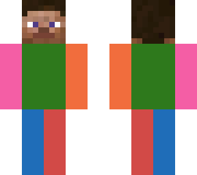 colorful steve
