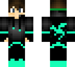 light blue gamer boy