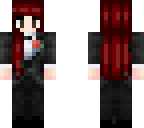 not mine just edited bases girl in a suit with rose