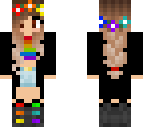 rainbow girl