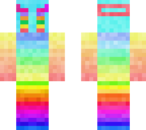 rainbow suit
