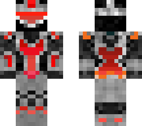red power-ranger robot v0
