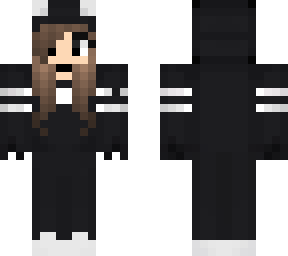 black hoodie girl