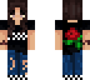 checkered rose