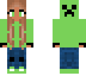 creeper hoodie girl