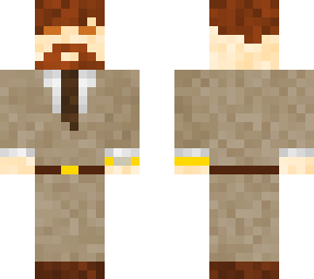 gray tan suit with beard