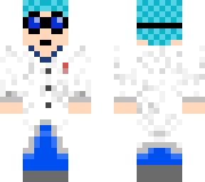 blue scientist
