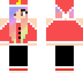 cute kawaii unicorn mrs.claus