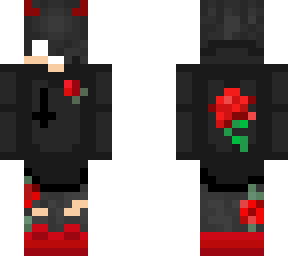 devil with a rose (guy) skin