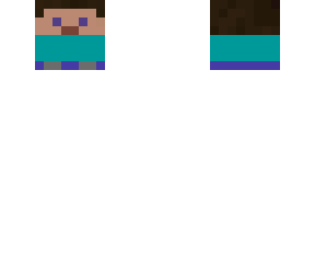 steve as a mob head