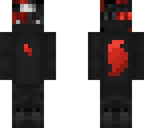 wolf black-n-red