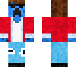 blue creeper school boy