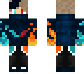 blue fire and red fire legend