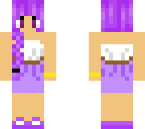 cute girl with purple aesthetic