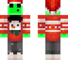 green chrismass slime