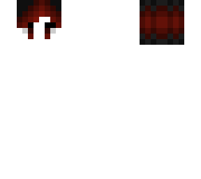 new male hair - mix color shading - black & red - hb