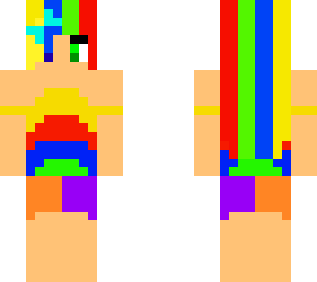 rainbow girl