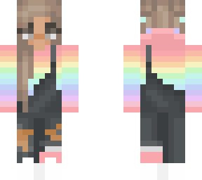 rainbow sweater girl