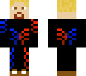 red and blue boy